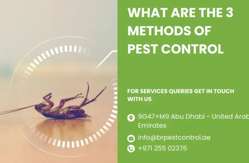 What are the 3 Methods of Pest Control