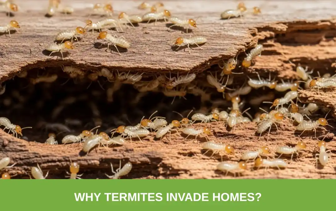 Why Termites Invade Homes